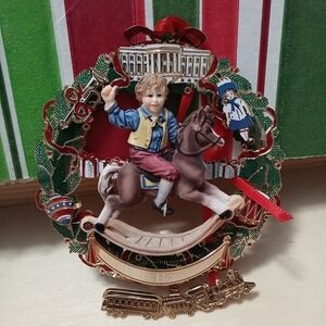2003 The White House Charming Rocking Horse Ornament